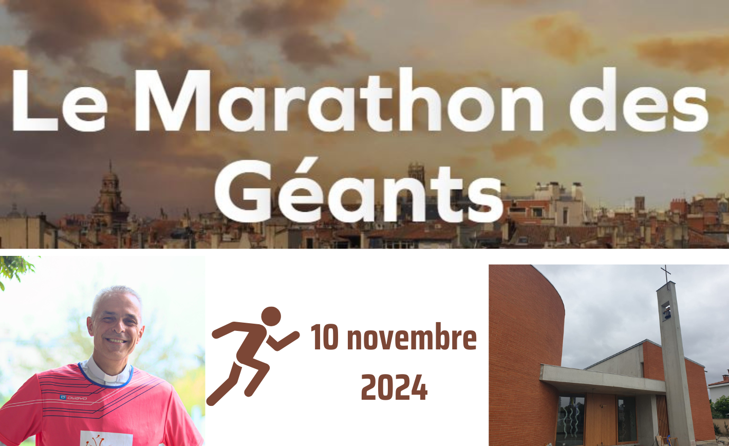 Bienvenue sur le formulaire de don pour le Marathon des Géants au profit de l’église de Borderouge