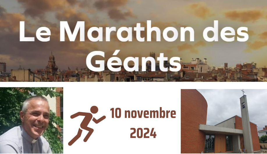 Bienvenue sur le formulaire de don pour le Marathon des Géants au profit de l’église de Borderouge